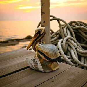 Lefton China - Handcrafted Pelican - Nest Egg Collection 07222 - 1985